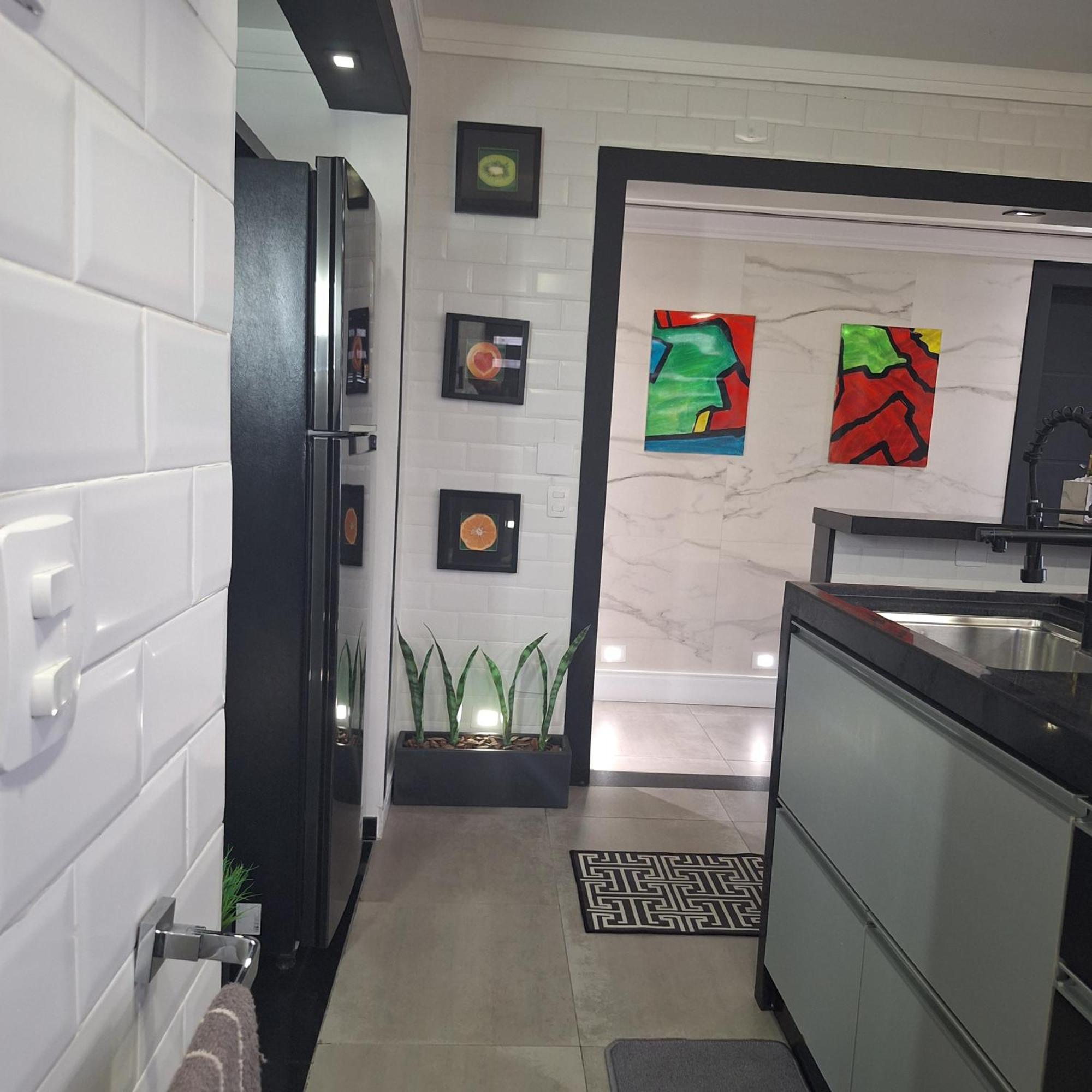 Apartamento Frente Mar Moderno 130M2 Сантос Екстериор снимка