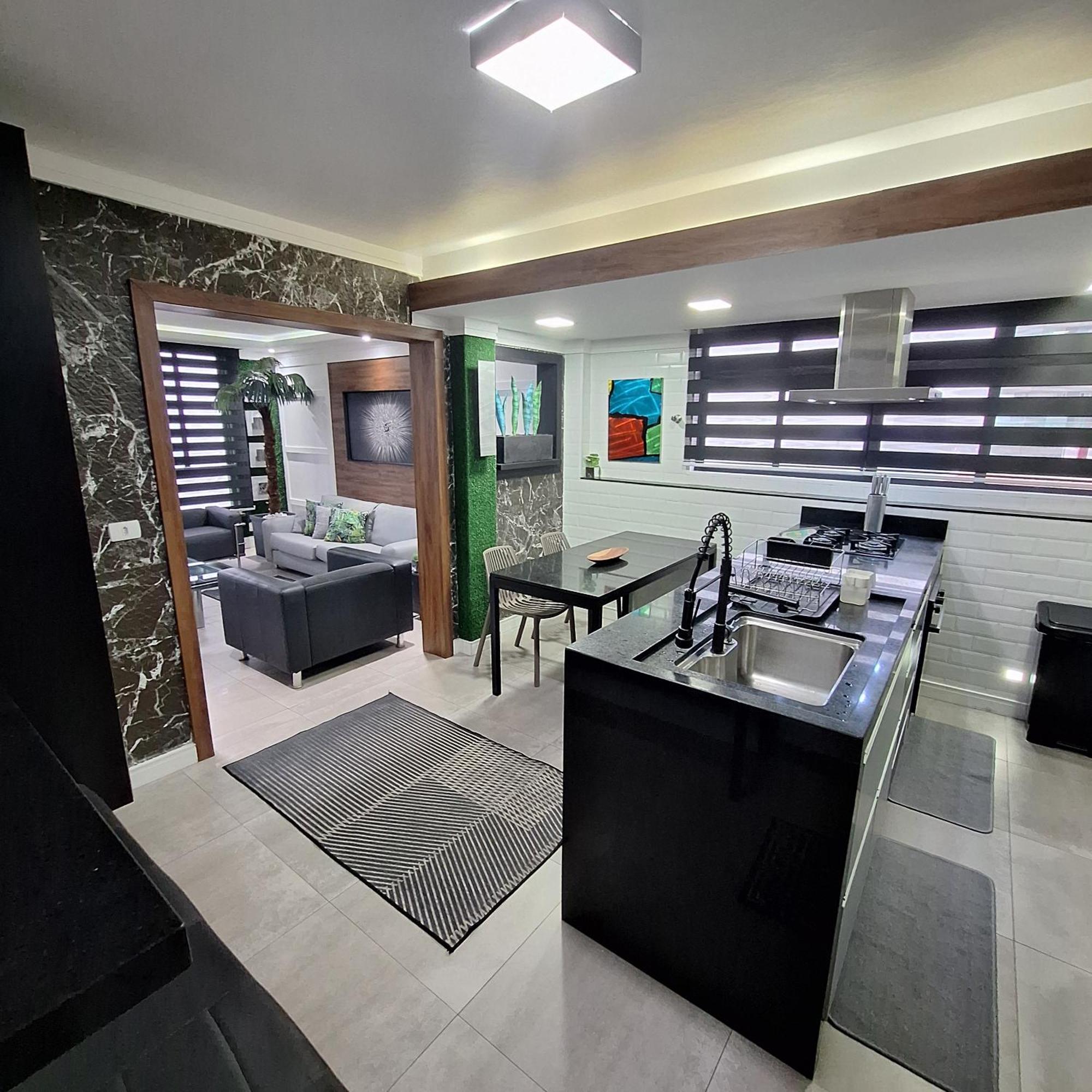 Apartamento Frente Mar Moderno 130M2 Сантос Екстериор снимка