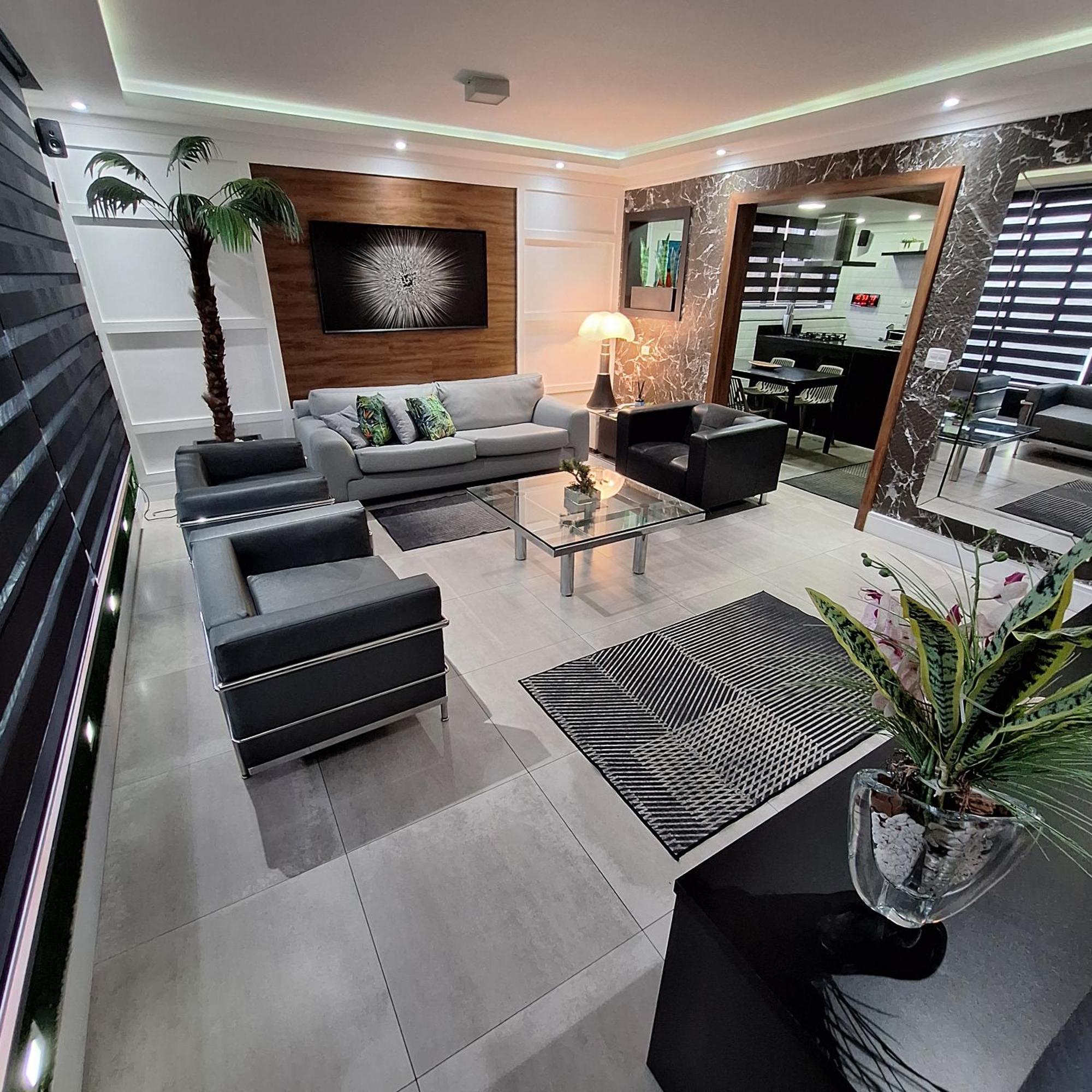 Apartamento Frente Mar Moderno 130M2 Сантос Екстериор снимка